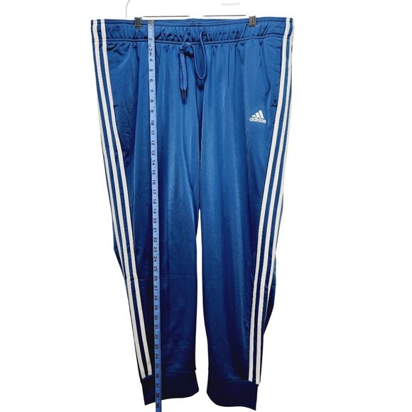 Adidas joggers Pants Mens Blue Tapered Leg Slim Fit 2X plus size - Picture 7 of 14